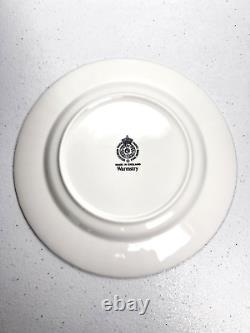 Royal Worcester Warmstry White Salad Plates SET 4 ENGLAND Fluted 8 1/8 dia