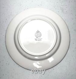 Royal Worcester Warmstry White Salad Plates SET of 4 ENGLAND Bone China 8 1/8