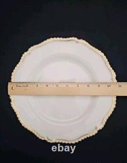 Royal Worcester Z 2218 10.5 Dinner Plates Gold Rim Trim Set of 10