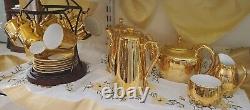 Royal Worcester gold lustre Tea/Coffee Set- Large set
