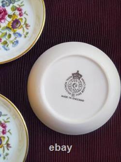 Royal Worcester set of 5 small plates 3.9 inches 38