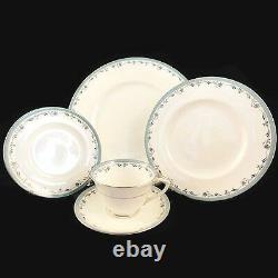 SEA ROSE by Royal Worcester 5 Piece Place Setting NEW NEVER USED made in England