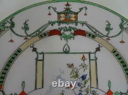 Set 5 Matching Royal Worcester Chinoiserie 10 Porcelain Dinner Plates #612812