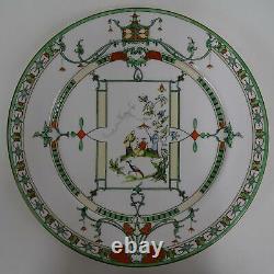 Set 5 Matching Royal Worcester Chinoiserie 10 Porcelain Dinner Plates #612812