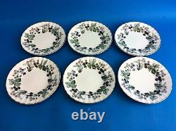 Set 6 Royal Worcester Fine Bone China Lavinia England Small Plates Bread Butter