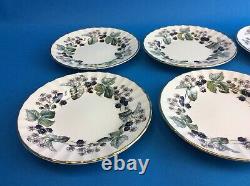 Set 6 Royal Worcester Fine Bone China Lavinia England Small Plates Bread Butter