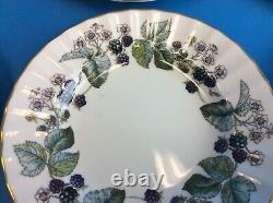 Set 6 Royal Worcester Fine Bone China Lavinia England Small Plates Bread Butter