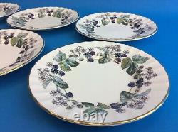 Set 6 Royal Worcester Fine Bone China Lavinia England Small Plates Bread Butter