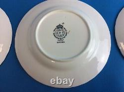 Set 6 Royal Worcester Fine Bone China Lavinia England Small Plates Bread Butter