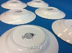 Set 6 Royal Worcester Fine Bone China Lavinia England Small Plates Bread Butter