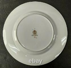 Set Of 10 Royal Worcester Beauchamp Dinner Brown Plates