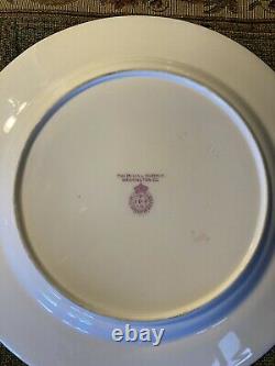 Set Of 11 Royal Worcester Dulin Martin Washington DC China Plates Antique 9 in