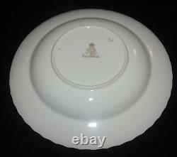 Set Of 12 Royal Worcester Fine Bone China Cromwell Pattern Large Rim Soup Bowls