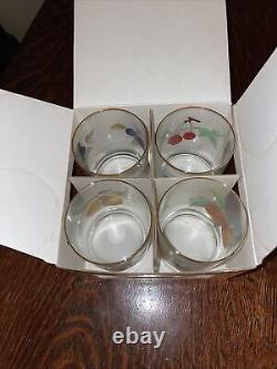 Set Of 4 Royal Worcester Evesham 12 oz Double Old Fashioned Glasses NOS IN BOX