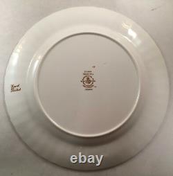 Set Of 4 Royal Worcester Fine Bone China Delecta Pattern Dinner Plates
