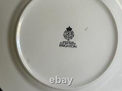 Set Of 5 Royal Worcester Fine Bone China Brighton Dinner Plates Made In England