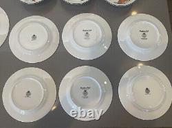 Set Of 6 Royal Worcester Evesham Vale 8 1/4 Salad / Dessert Plate