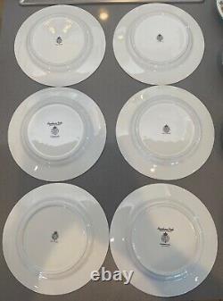 Set Of 6 Royal Worcester Evesham Vale Dinner Plates 10 1/8