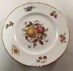 Set Of 8 Royal Worcester Fine Bone China Delecta Pattern Salad Plates 8 Inches