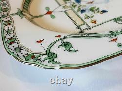 Set Royal Worcester Chinoiserie Asian Dinner/Luncheon/rim soup plates 612812