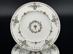 Set of (11) Royal Worcester DAPHNE 9 Luncheon Plates, Pattern 2231, Year 1923