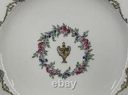 Set of (11) Royal Worcester DAPHNE 9 Luncheon Plates, Pattern 2231, Year 1923