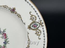 Set of (11) Royal Worcester DAPHNE 9 Luncheon Plates, Pattern 2231, Year 1923