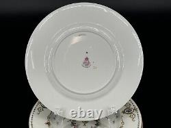 Set of (11) Royal Worcester DAPHNE 9 Luncheon Plates, Pattern 2231, Year 1923