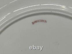 Set of (11) Royal Worcester DAPHNE 9 Luncheon Plates, Pattern 2231, Year 1923