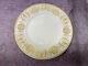 Set of 12 Gold Pompadour Royal Worcester Bone China Dinner Plate 10 1/2 England