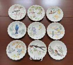 Set of 12 Royal Worcester Birds of Dorothy Doughty Dessert Plates, 1972-1983