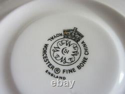 Set of 12 Royal Worcester Strawberry Fair Tea cup & saucer sets