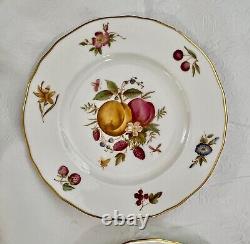 Set of 15 Royal Worcester DELECTA Fruit Dinner Plates and Salad Plates, England