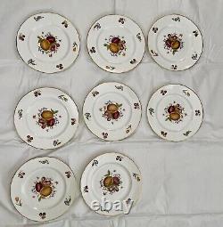 Set of 15 Royal Worcester DELECTA Fruit Dinner Plates and Salad Plates, England