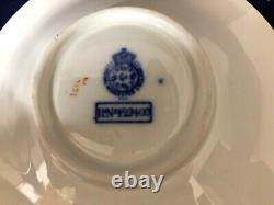 Set of 2-Royal Worcester Fine Bone China Teacups & Saucers