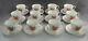 Set of 24 English Porcelain Royal Worcester Lynbrook Tea Cups & Saucers
