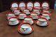 Set of 24 Pcs British Royal Worcester Regency Tea Set 1941