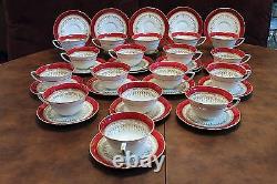 Set of 24 Pcs British Royal Worcester Regency Tea Set 1941