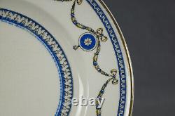 Set of 6 Royal Worcester Crown Ware Cameo Pattern 8 Inch Earthenware Plates