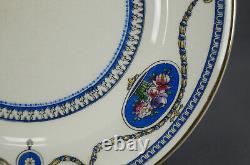 Set of 6 Royal Worcester Crown Ware Cameo Pattern 8 Inch Earthenware Plates