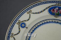 Set of 6 Royal Worcester Crown Ware Cameo Pattern 8 Inch Earthenware Plates