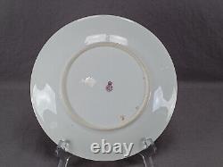 Set of 6 Royal Worcester With773 Hand Painted Floral Ivory Gold 9 1/8 Inch Plates