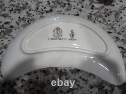Set of 8 8 Royal Worcester China Crescent Snack Plates made in England