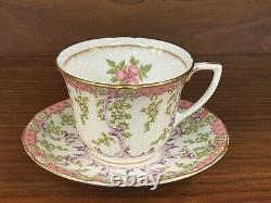 Set of (8) Royal Worcester CRADLEY Demitasse Cup & Saucer Sets