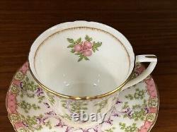 Set of (8) Royal Worcester CRADLEY Demitasse Cup & Saucer Sets