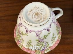 Set of (8) Royal Worcester CRADLEY Demitasse Cup & Saucer Sets