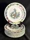 Set of 8! Royal Worcester Herbs Dinner Plates-Butterfly Rosemary-10 in. VGUC