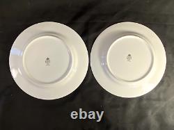 Set of 8! Royal Worcester Herbs Dinner Plates-Butterfly Rosemary-10 in. VGUC