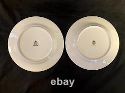 Set of 8! Royal Worcester Herbs Dinner Plates-Butterfly Rosemary-10 in. VGUC