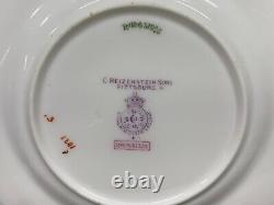 Set of 9 Royal Worcester FLORAL SWAG Appetizer / Bread Plates 5 7/8